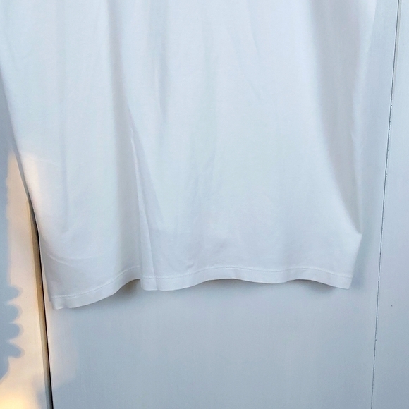 Calvin Klein White Liquid Touch Ultra Soft Mens White Polo CK Preppy Academia XL - Picture 8 of 11